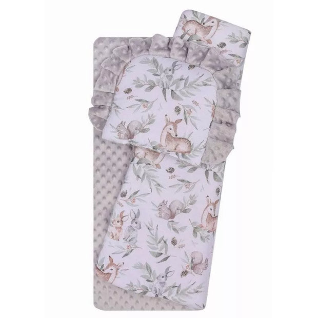 Anklodė su padalvė vežimėliui, lopšiui MINKY / COTTON PRINT