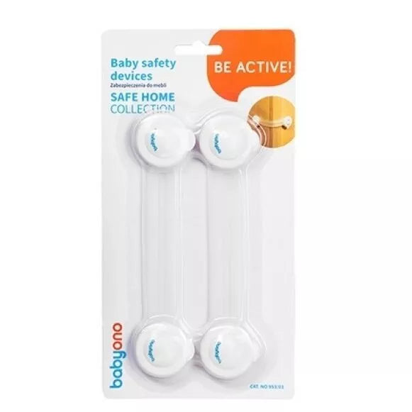 Apsauga stalčiams ir šaldytuvui BabyOno 953, 2 vnt.