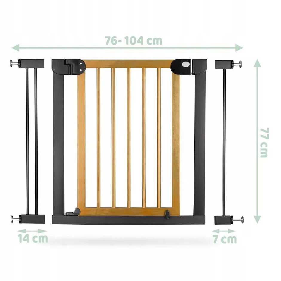 Apsauginiai varteliai ICOON 76-104 cm, Black