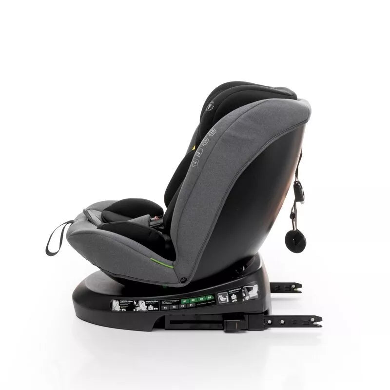 Autokėdutė 4baby MATT-FIX 360°(40-150 cm) Graphite