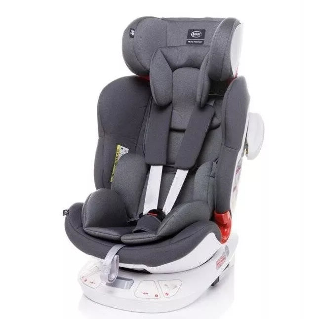 Autokėdutė 4baby SPACE-FIX 360° Grey