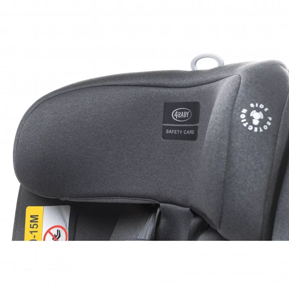 Automobilinė kėdutė 4BABY GO-FIX (76-150cm) Graphite