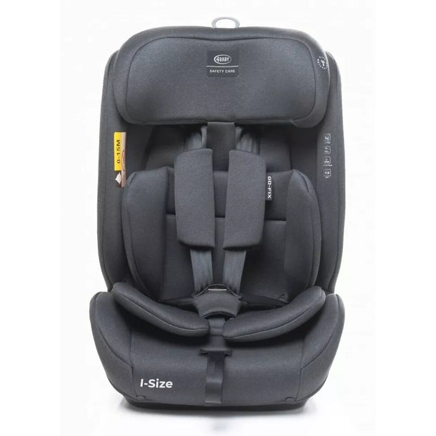 Automobilinė kėdutė 4BABY GO-FIX (76-150cm) Graphite