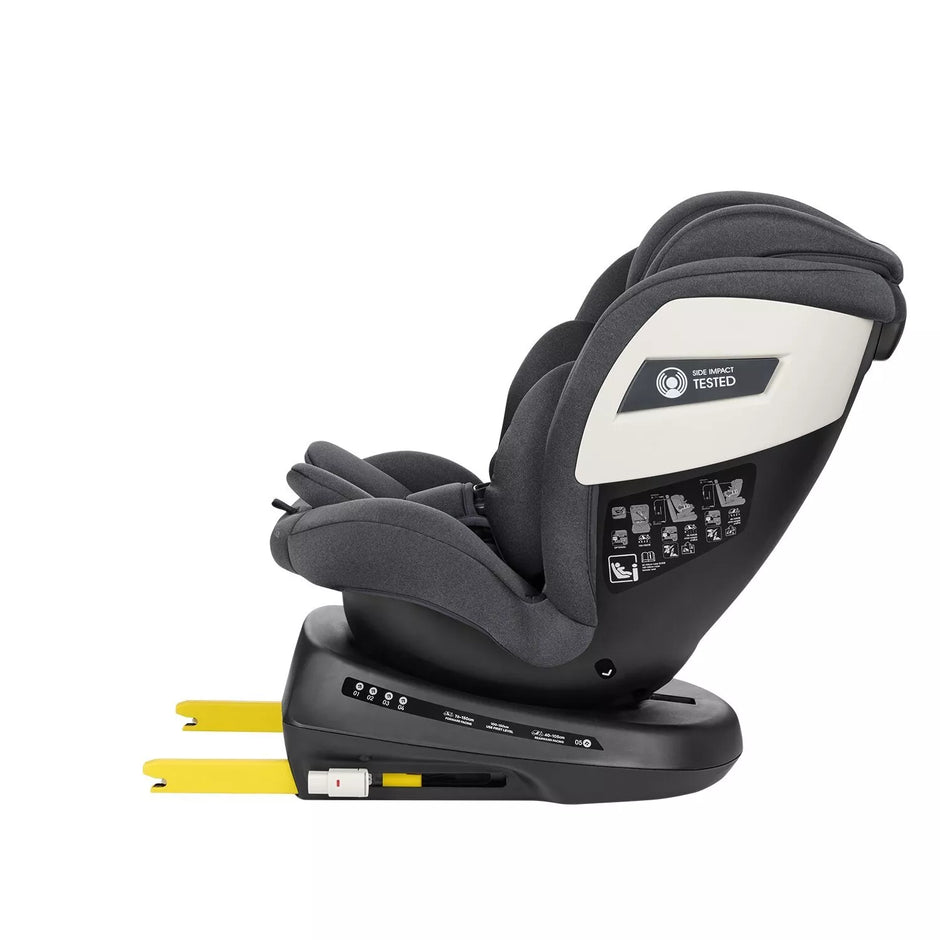 Automobilinė kėdutė Kikka Boo I-CRUISE  i-SIZE, 40-150 cm Grey