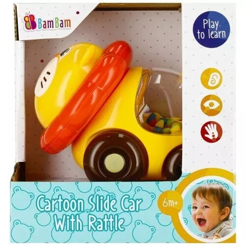 Automobiliukas su barškučiu BamBam LION