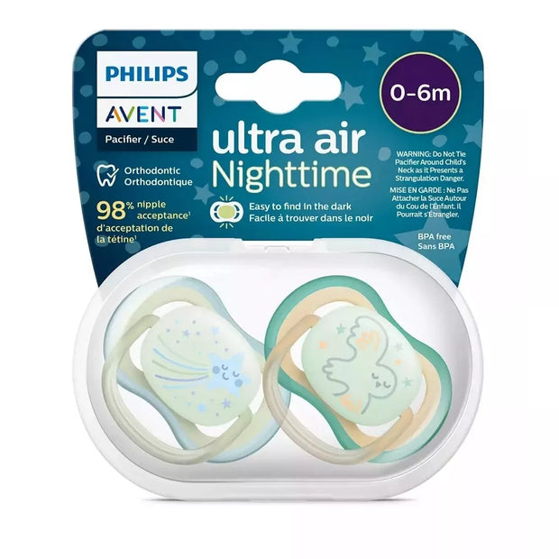 AVENT čiulptukas ULTRA  AIR Night 376/18, 2 vnt