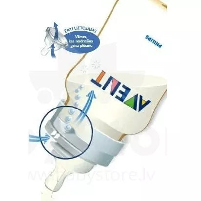 AVENT žindukas silikoninis  Anti-colic 3m+ 2vnt