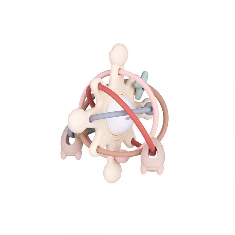 Barškutis-kramtukas silikoninis GiliGums COSMO