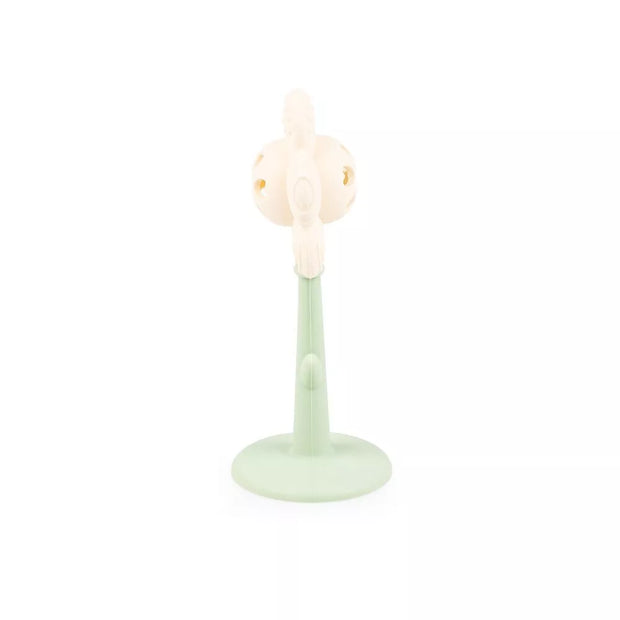 Barškutis-Kramtukas silikoninis GiliGums FLOWER MERRY Mint