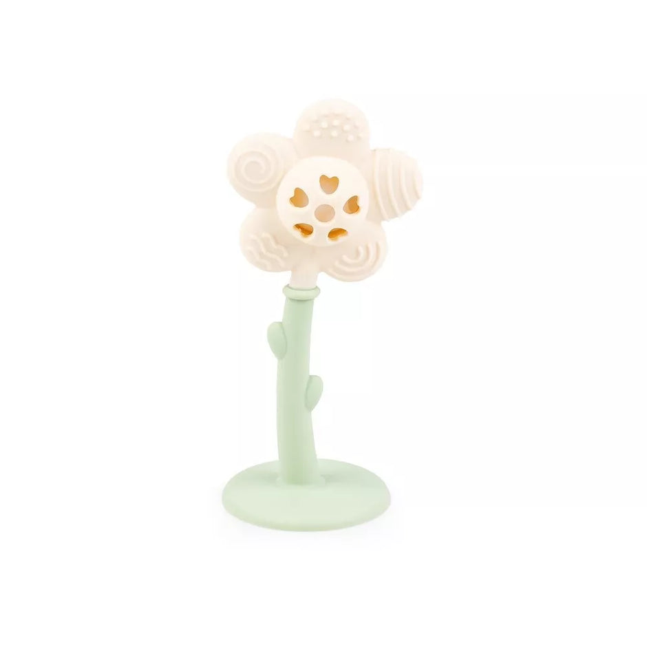 Barškutis-Kramtukas silikoninis GiliGums FLOWER MERRY Mint