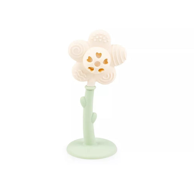 Barškutis-Kramtukas silikoninis GiliGums FLOWER MERRY Mint