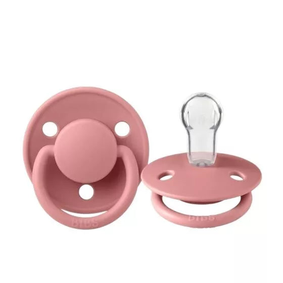 Čiulptukai BIBS DE LUX silikonas, apvalus