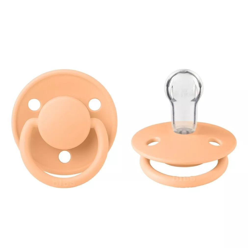 Čiulptukai BIBS DE LUX silikonas, apvalus