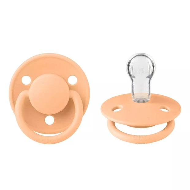 Čiulptukai BIBS DE LUX silikonas, apvalus