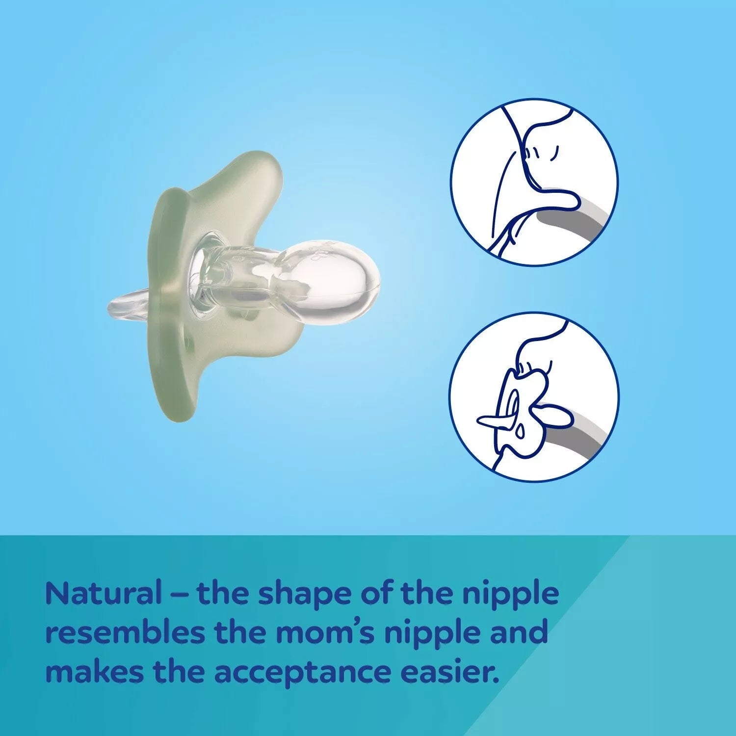 Čiulptukas Canpol 24/001 100% silikoninis simetrinis 0-6 m