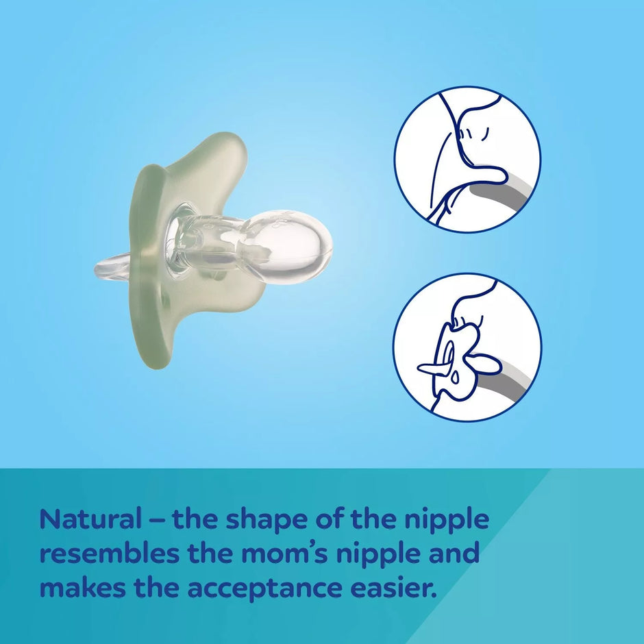 Čiulptukas Canpol 24/001 100% silikoninis simetrinis 0-6 m