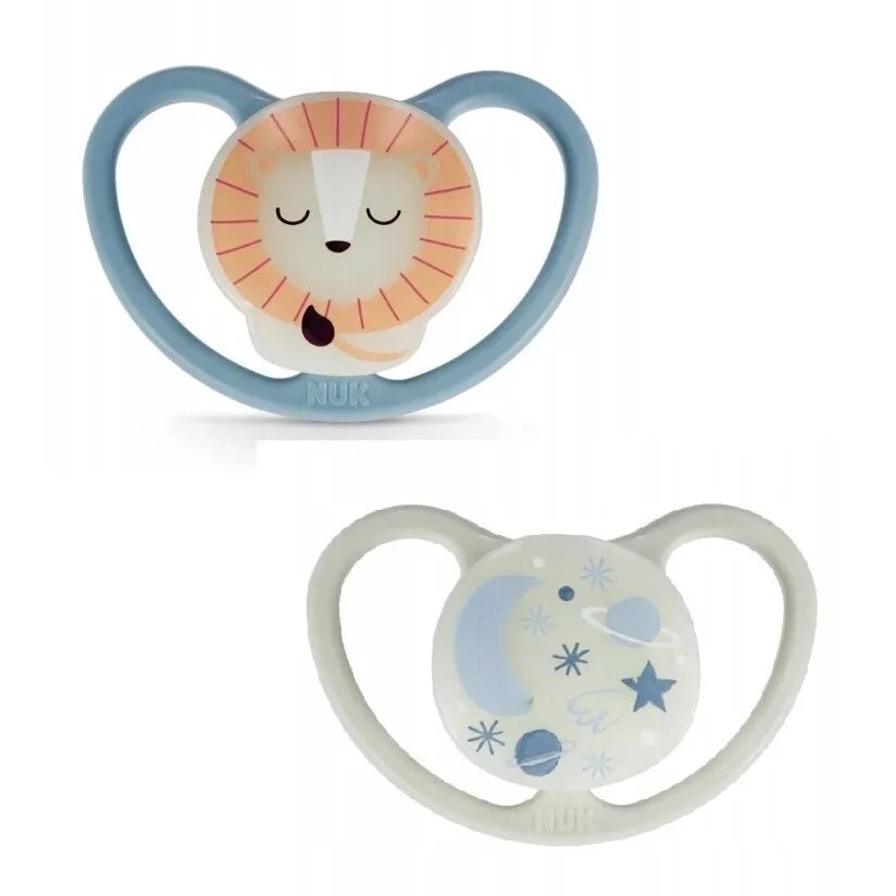 Čiulptukas NUK SPACE Night 2 vnt