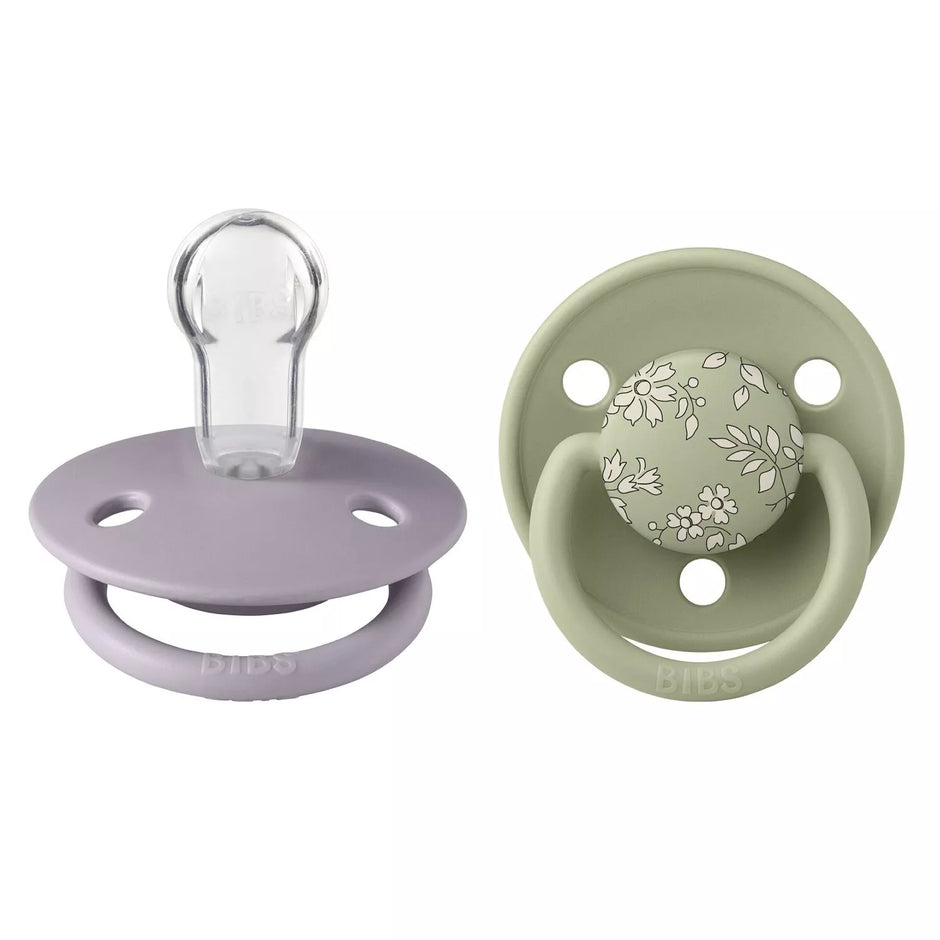 Čiulptukų rinkinys BIBS x LIBERTY DE LUX silikonas, apvalus