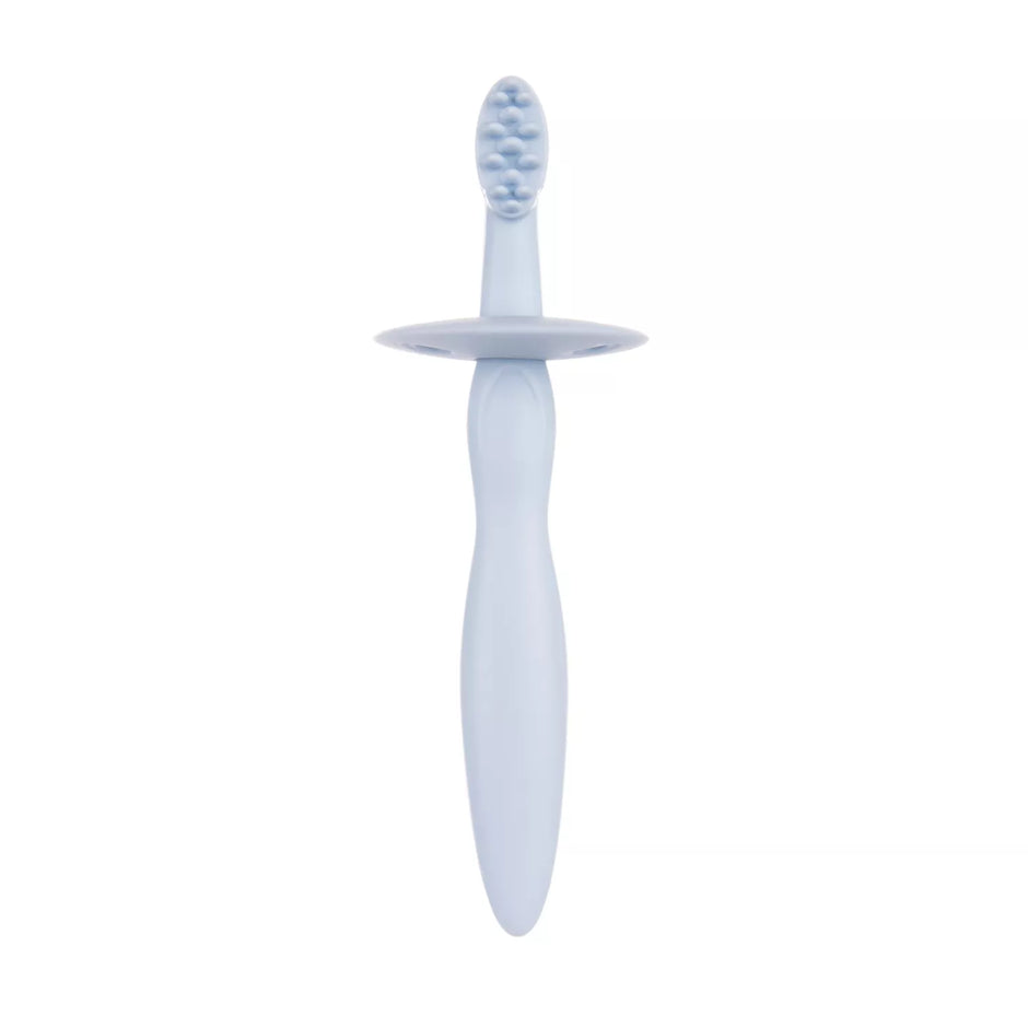 Silikoninis dantų šepetėlis su kramtuku ir skydeliu Canpol 51/500