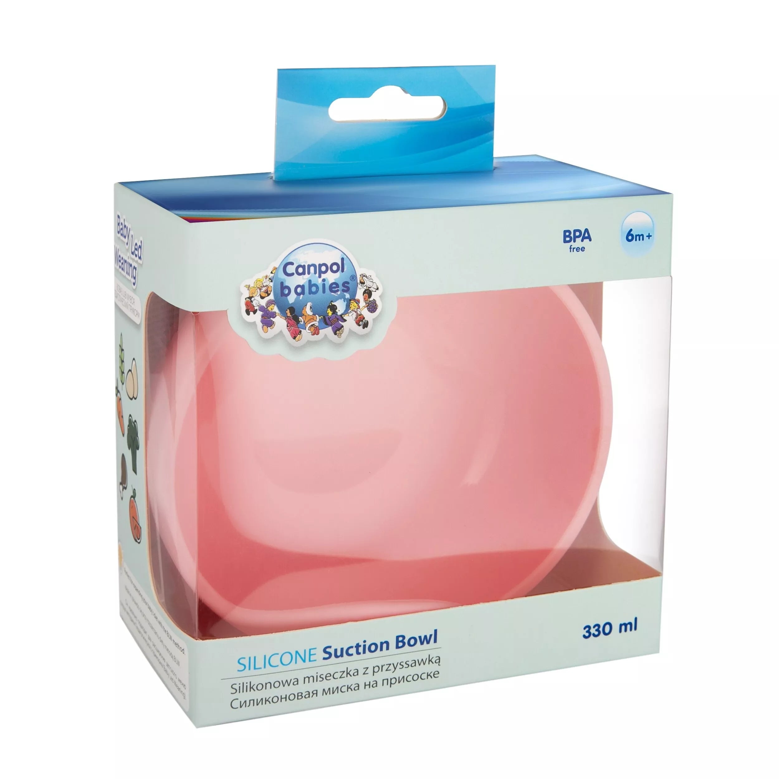 Dubenėlis silikoninis Canpol 51/400, Pink