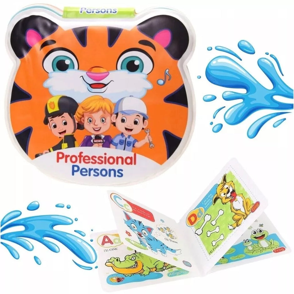 Edukacinės minkštos vonios knygelės BATH BOOK 2in1