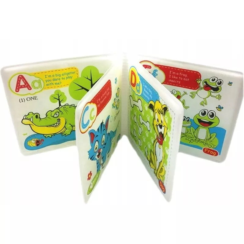 Edukacinės minkštos vonios knygelės BATH BOOK 2in1