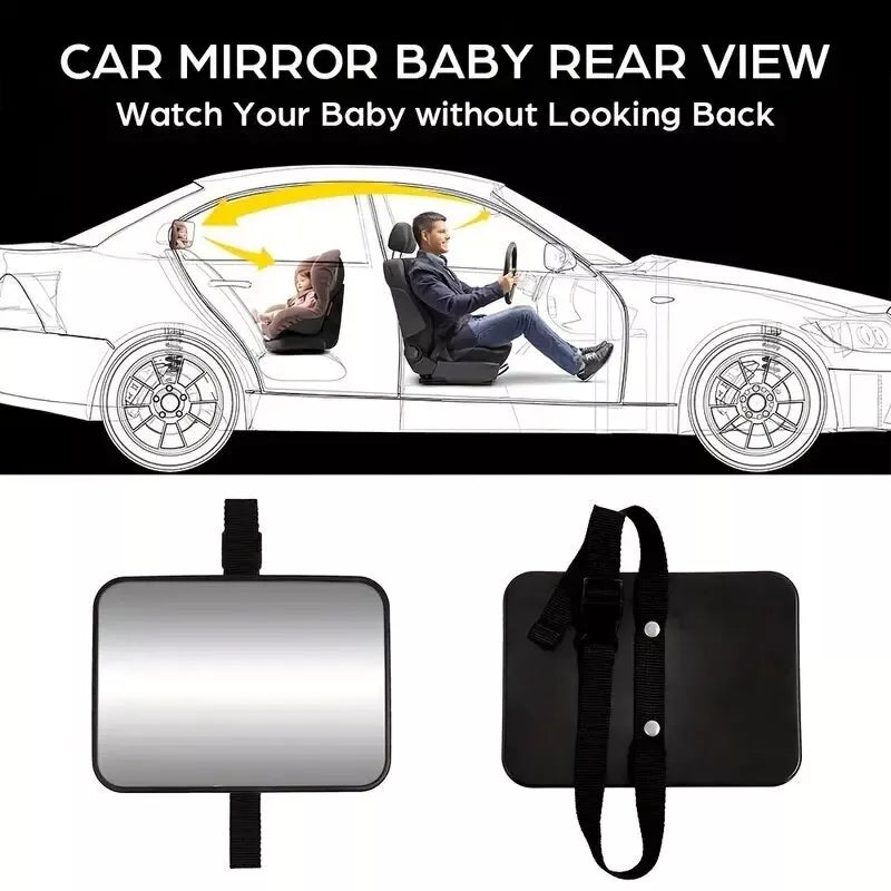 Galinio vaizdo veidrodėlis kūdikiui stebėti