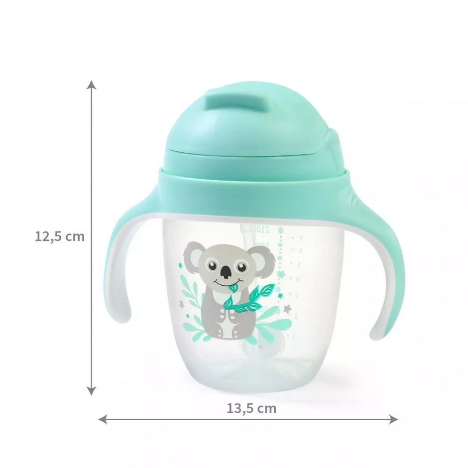 Gertuvė neišsipilanti su šiaudeliu BabyOno 1464/03