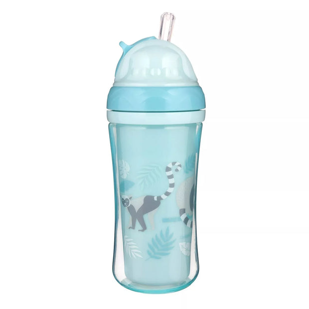 Gertuvė su silikoniniu šiaudeliu Canpol LEMUR 74/051