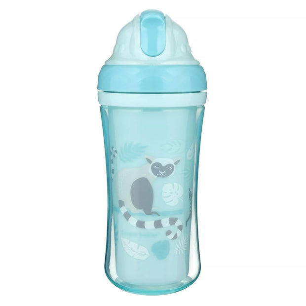 Gertuvė su silikoniniu šiaudeliu Canpol LEMUR 74/051