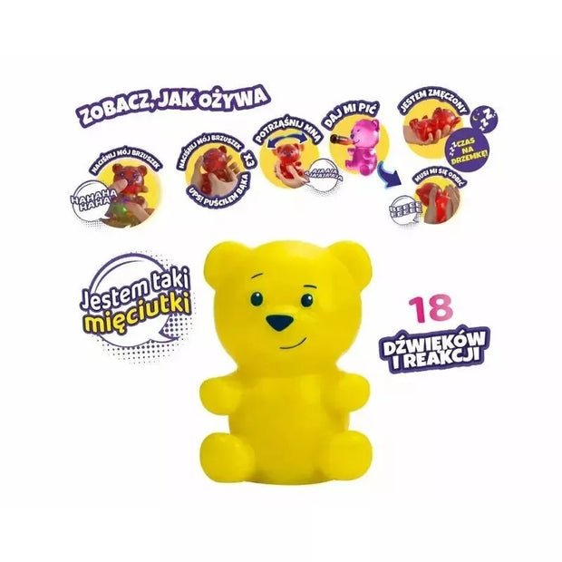 Interaktyvus žaislas Gummymals Gummy BEAR Yellow