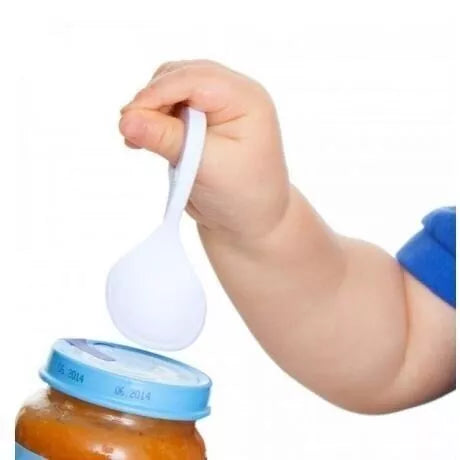 I CAN šaukšteliai vaikams 2 vnt, White / Blue