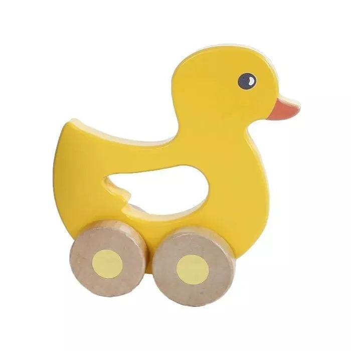 Interaktyvus medinis žaislas su ratukais Big Tree  ROLLING ANIMAL