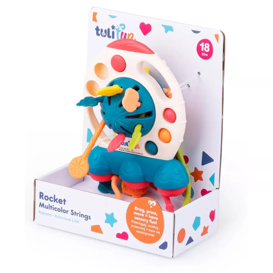 Interaktyvus sensorinis žaislas - kramtukas Dumel ROCKET