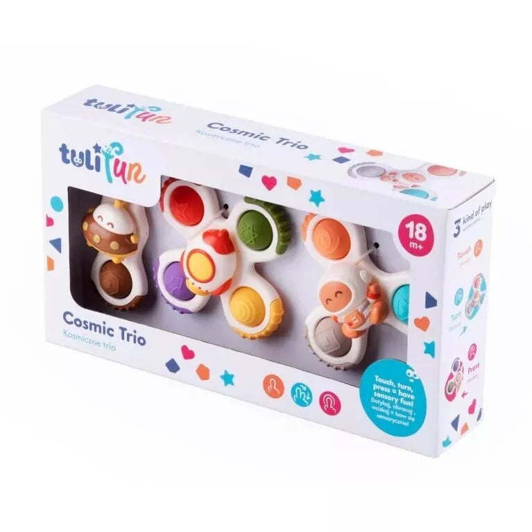 Interaktyvus sensorinis žaislas  TuliFun COSMIC TRIO