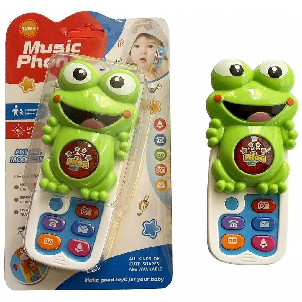 Interaktyvus žaislas MUSIC PHONE FROG