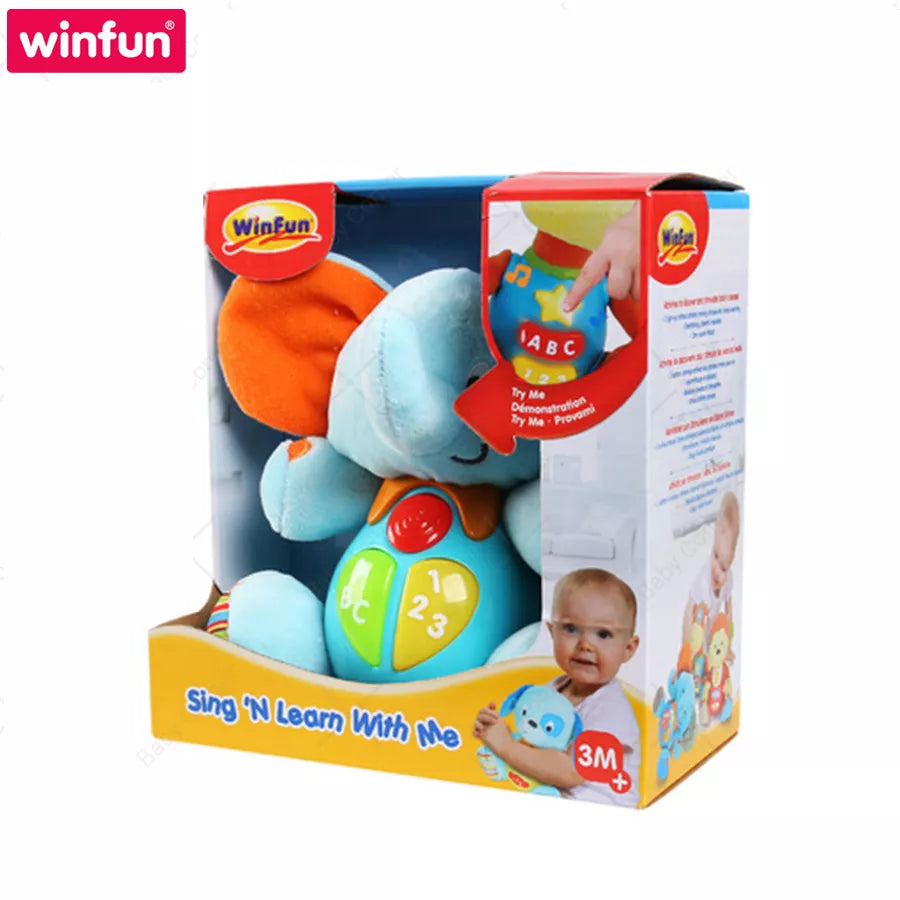 Interaktyvus žaislas su garsais Winfun ELEPHANT