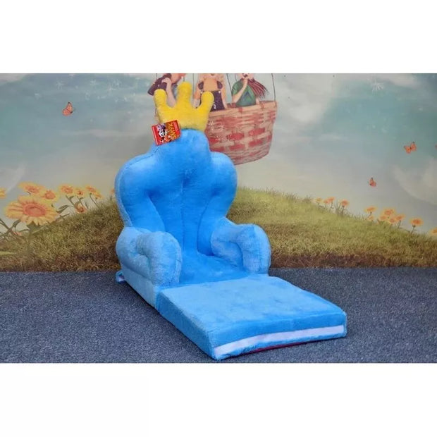 Ištiesiamas vaikiškas fotelis THRONE Blue
