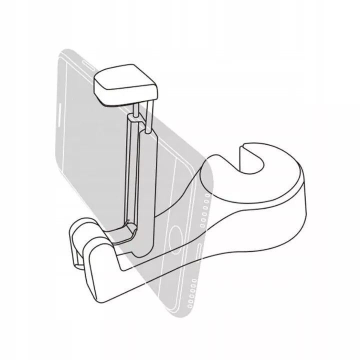 Kabliukas / telefono laikiklis prie automobilinės sėdynės MiniDrive