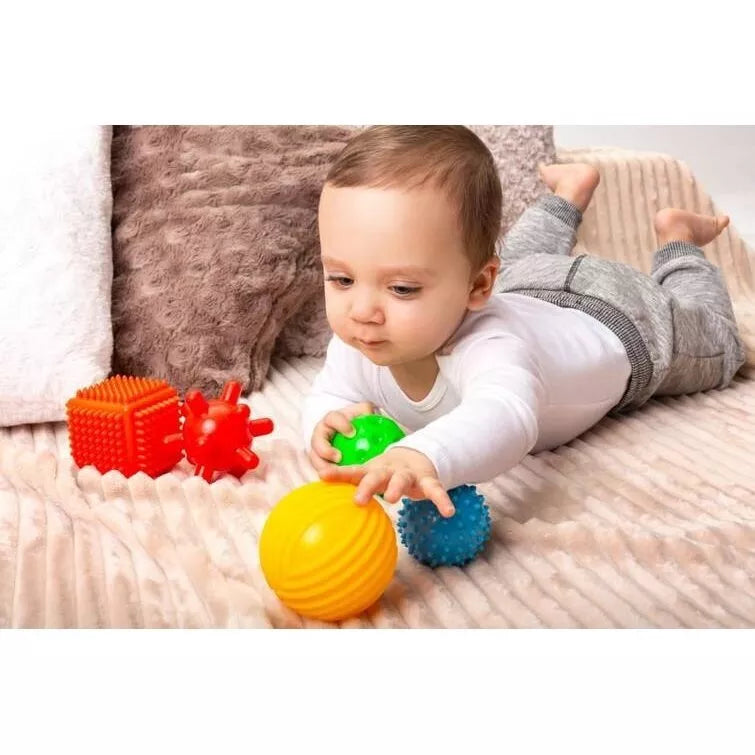 Kamuoliukai sensoriniam vystymui TULLO-458, 5 vnt