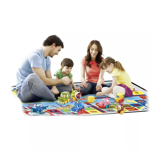 Kilimėlis Lenktynių trasa  + automobiliai-Gyvūnai  Pro Kids JZD-075