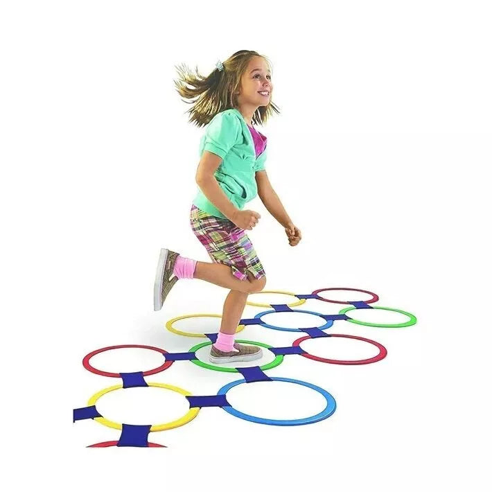 Klasės žaidimo rinkinys HOPSCOTCH WITH RINGS
