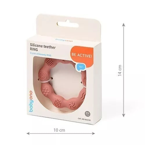 Kramtukas silikoninis BabyOno RING, 825/01