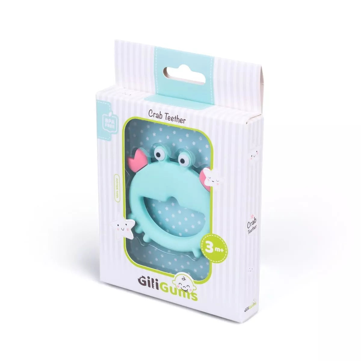 Kramtukas silikoninis GiliGums CRAB