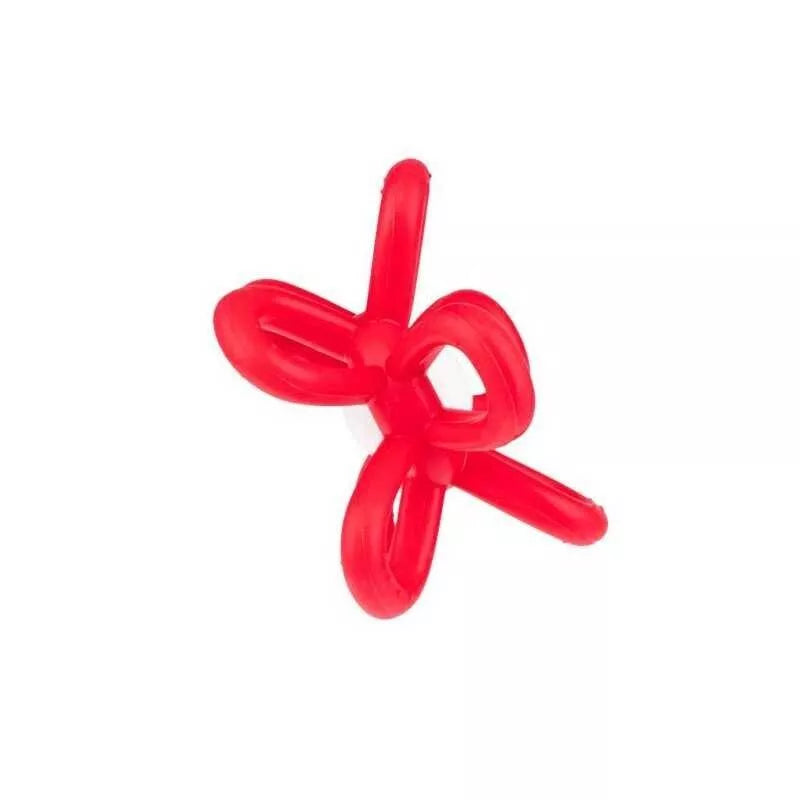 Kramtukas silikoninis GiliGums FLOWER Red