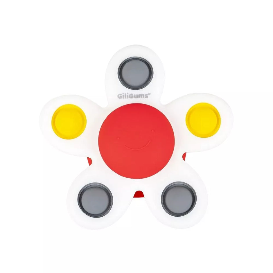 Kramtukas silikoninis su siurbtuku ROLLING FLOWER POP IT