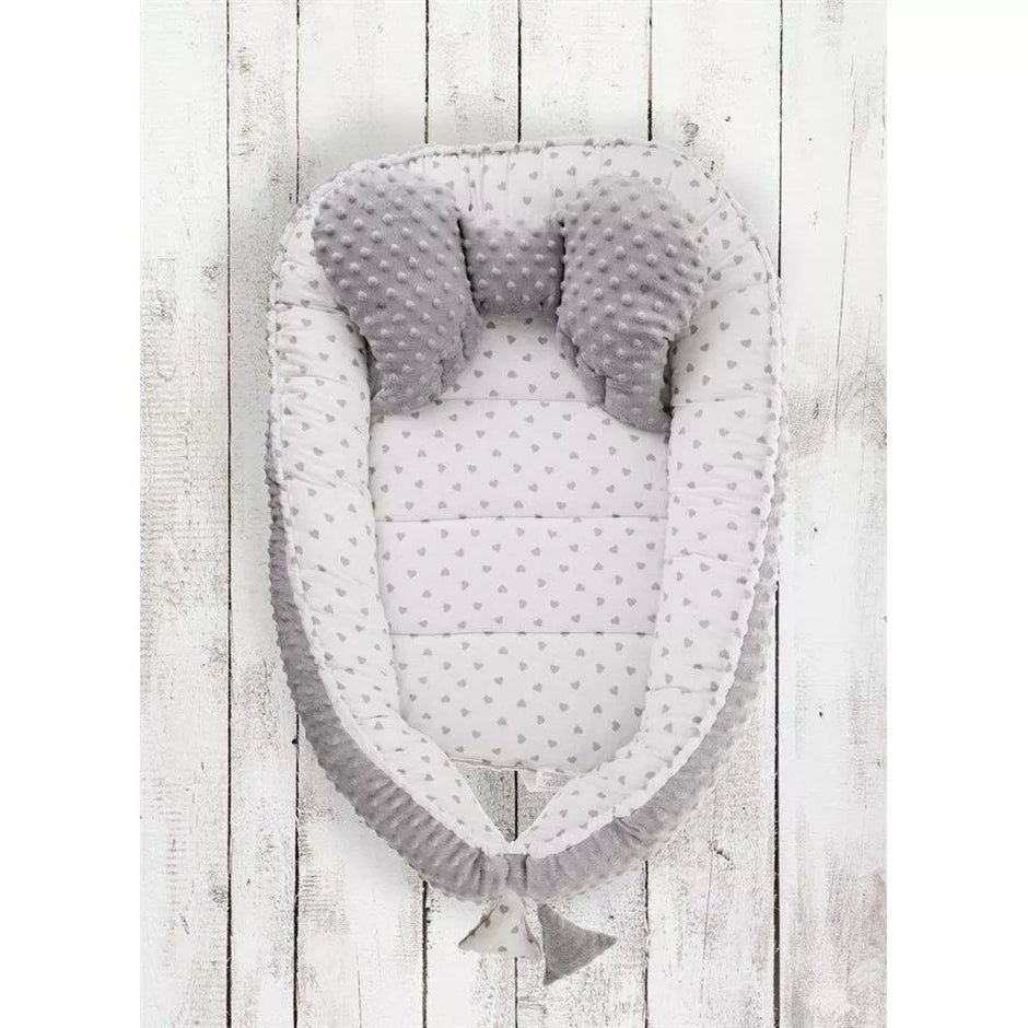 Kūdikio lizdelis-kokonas Belisima CONFETTI Grey