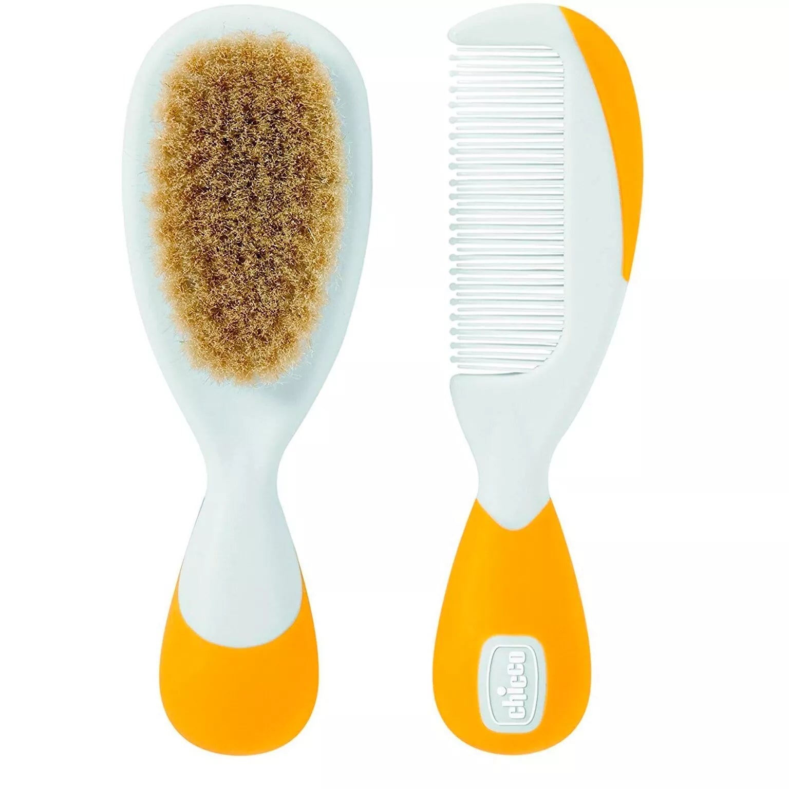 Kūdikių šukos ir šepetys Chicco Orange