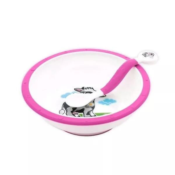 Lankstūs vaikiški stalo įrankiai Canpol 56/580 Pink