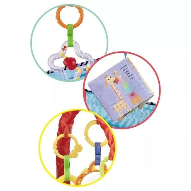 Lavinamasis edukacinis kilimėlis su kamuoliukais Grey Forest